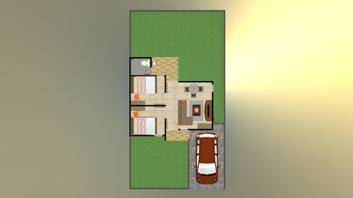 foto denah rumah tipe 38/120 perumahan Perumahan Permata Asri
