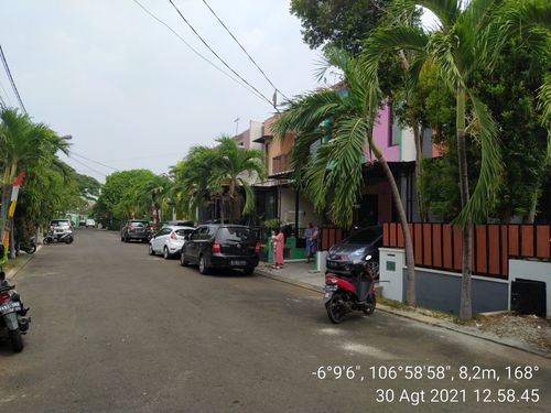 foto posisi tengah perumahan CLUSTER HARMONI KOTA HARAPAN INDAH