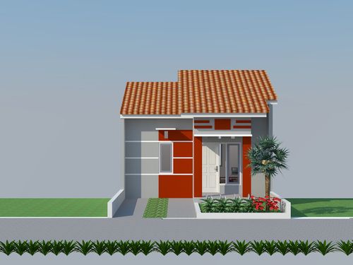 foto tampak rumah tipe 31 perumahan Bukit Tunggul Wulung