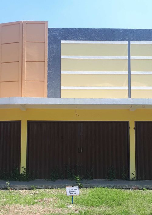 foto tampak rumah tipe RK 36/44 perumahan Perumnas Bumi Gandasari