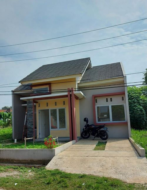 foto tampak rumah tipe 54/153 perumahan Perumnas Bumi Gandasari