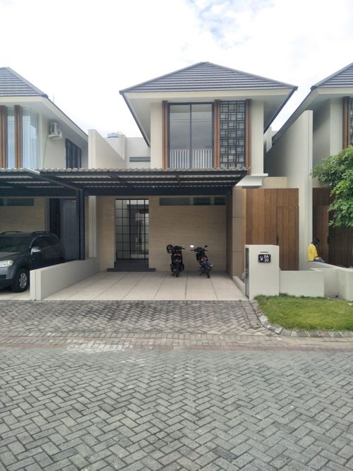 foto tampak rumah tipe Beryl perumahan The Prambanan Residence