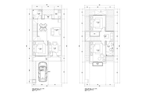 foto denah rumah tipe TOPAZ 110 perumahan OPAL RESIDENCE