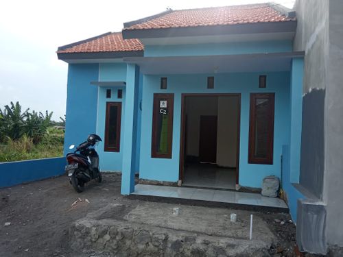 foto tampak rumah tipe 36 perumahan Permata Kedung Dalem Asri