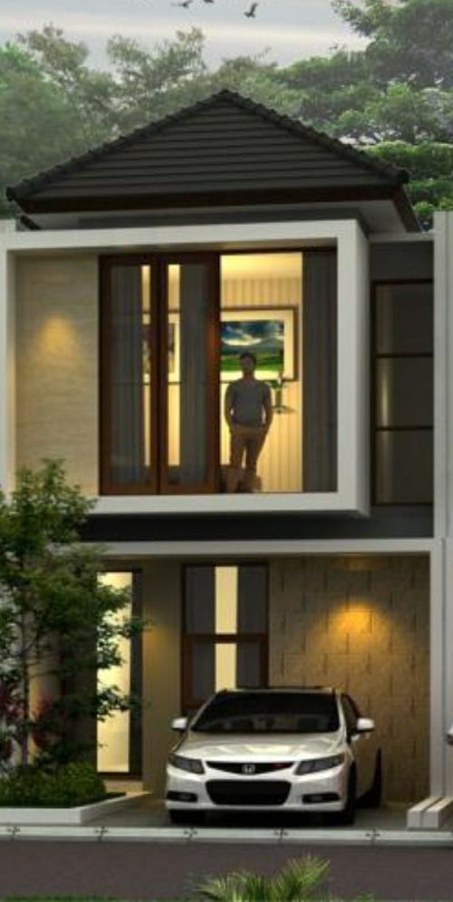 foto tampak rumah tipe CARISSA perumahan Bhuvana Residence