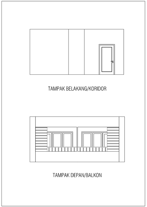 foto tampak rumah tipe Studio Premium 48 perumahan Skyview Setiabudi