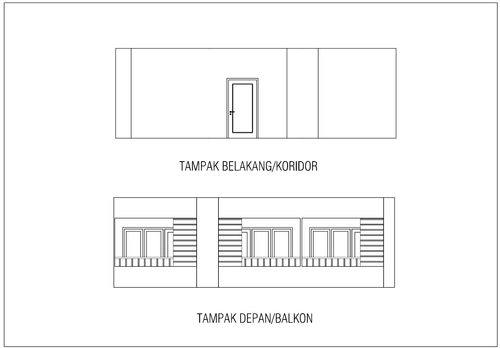 foto tampak rumah tipe Studio Premium 72 perumahan Skyview Setiabudi
