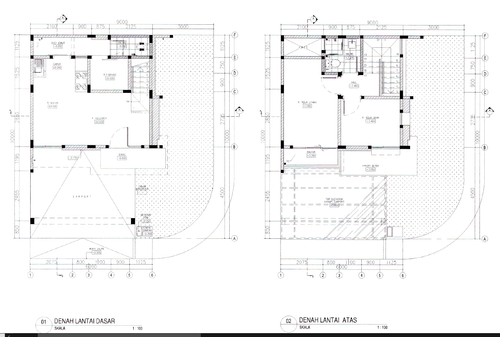 foto denah rumah tipe CAMELIA HOEK 9 X 10 perumahan PIK 2 - DISTRICT 26