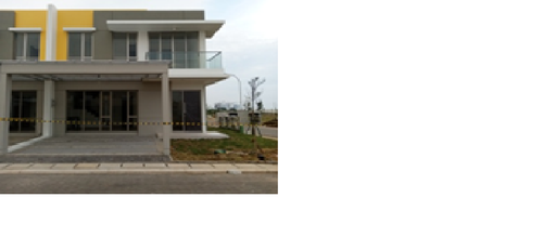 foto tampak rumah tipe TULIP HOEK 11 X 10 perumahan PIK 2 - DISTRICT 26