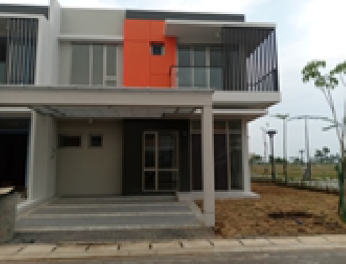 foto tampak rumah tipe GLADIOL 8 X 12.5 perumahan PIK 2 - DISTRICT 26