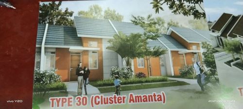 foto tampak rumah tipe 30/63 perumahan CURUG ASRI THP 2