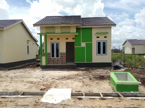 foto tampak rumah tipe 36 perumahan CASADOVA INDAH PERMAI TAHAP III LANJUTAN