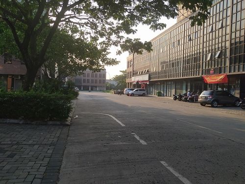 foto posisi tengah perumahan KSO Sentrakota Jatibening