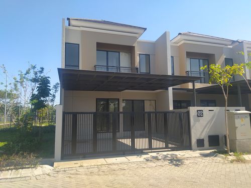 foto tampak rumah tipe OPAL 7 x 14 perumahan OPAL RESIDENCE