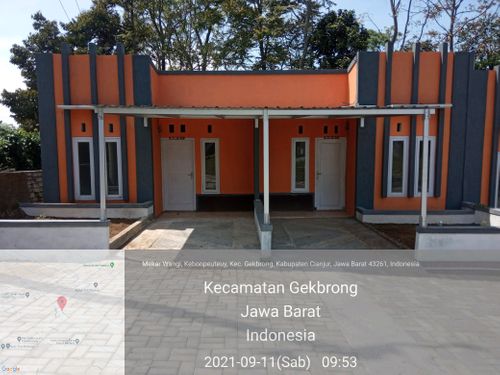 foto contoh rumah perumahan Graha gekbrong asri
