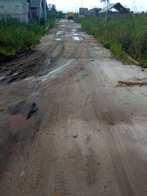 foto gerbang perumahan PELITA RAYA RESIDENCE TAHAP 2