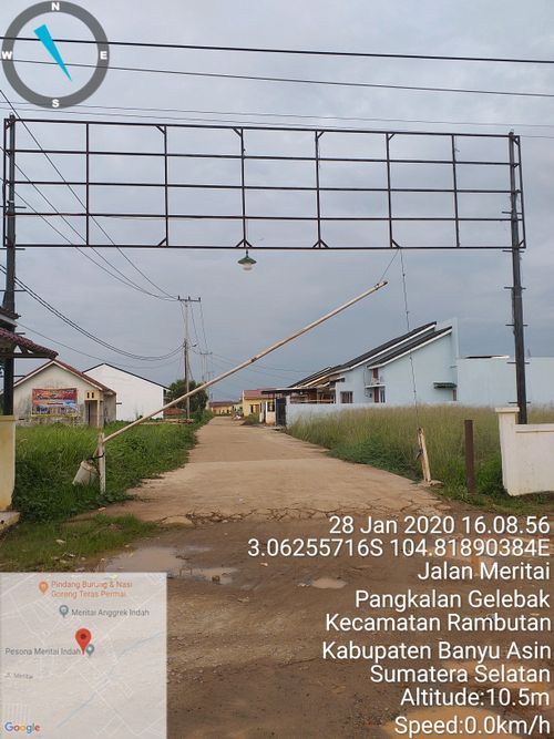 foto gerbang perumahan PESONA MERITAI INDAH 1