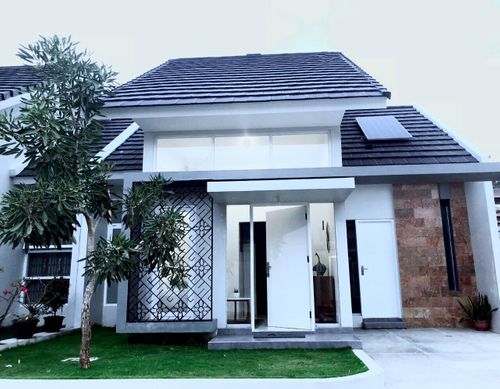 foto tampak rumah tipe Diamond perumahan Griya Salaman Permai
