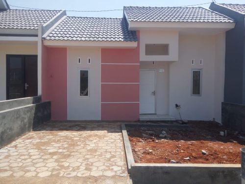 foto tampak rumah tipe 36 perumahan Mayong Raya Indah