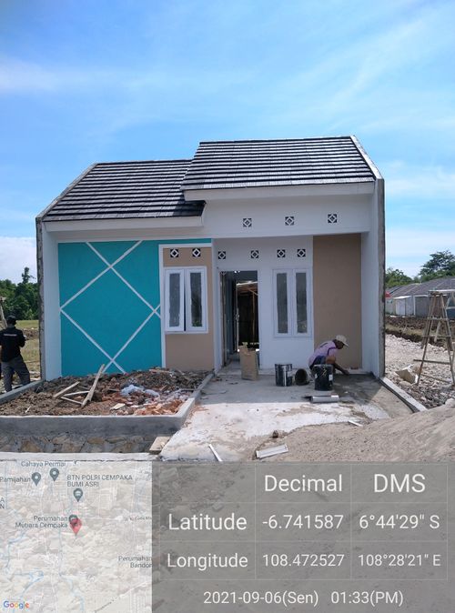 foto contoh rumah perumahan Graha Mutiara Cempaka 2