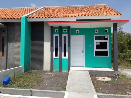 foto tampak rumah tipe 30/60 perumahan Kamila Regency