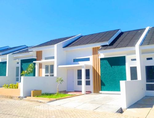 foto tampak rumah tipe 43 perumahan Permata Gowa