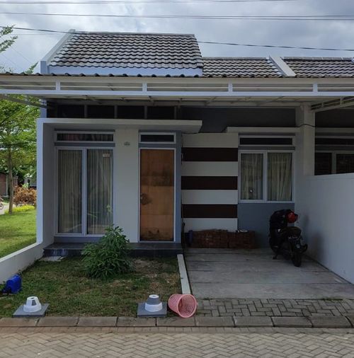 foto tampak rumah tipe 33/72 perumahan Padi Residence