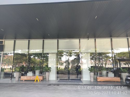 foto posisi tengah perumahan Saumata