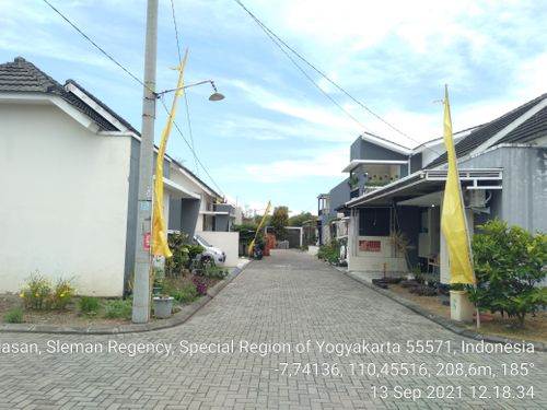 foto posisi tengah perumahan AGATAMA RESIDENCE PURWOMARTANI
