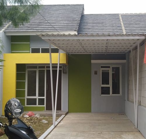 foto tampak rumah tipe SANDRIA perumahan Metland Cileungsi Sektor 6