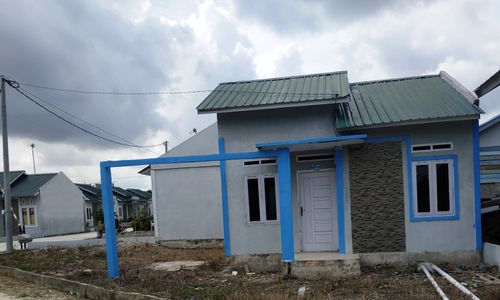 foto tampak rumah tipe RSH perumahan CAHAYA BENING 2