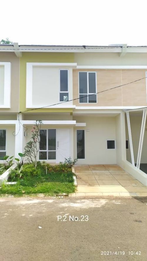 foto tampak rumah tipe VOYAGE perumahan PARADISE SERPONG CITY BLOK P