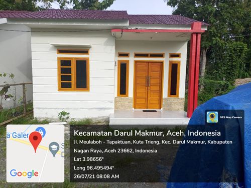 foto tampak rumah tipe 36 Plus perumahan BUMI KUTA TRIENG LESTARI I