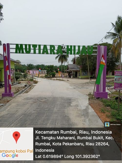 foto gerbang perumahan MUTIARA HIJAU
