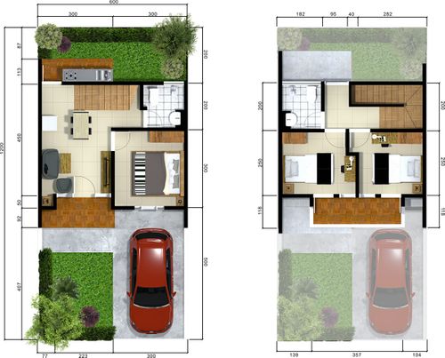 foto denah rumah tipe EMILY perumahan PERMATA PARKVIEW