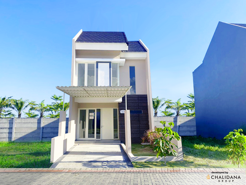 foto tampak rumah tipe ALISHA perumahan PURI SAFIRA REGENCY