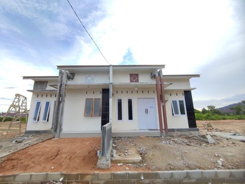 foto tampak rumah tipe 45 perumahan SEGAR ASRI II
