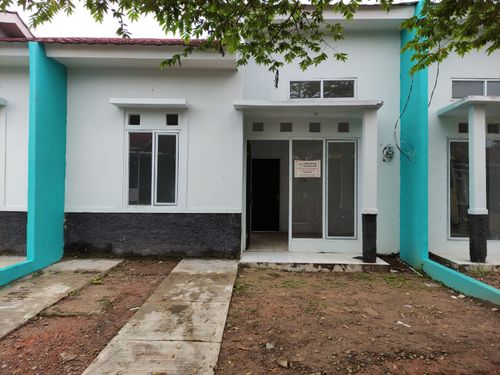 foto tampak rumah tipe 36/66 perumahan Mega Pesona