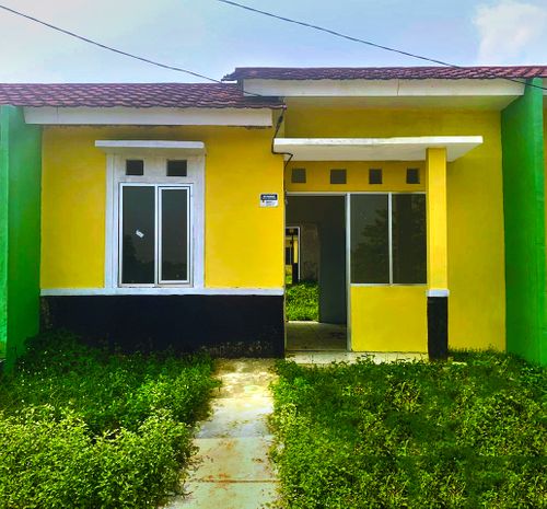 foto tampak rumah tipe 30/66 perumahan Mega Pesona