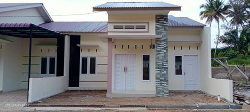 foto tampak rumah tipe 65 perumahan SEGAR ASRI II