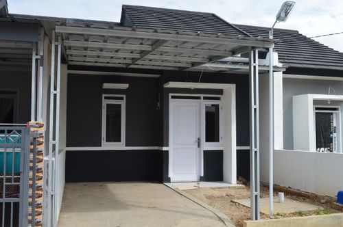 foto tampak rumah tipe 29/60 perumahan Green Sukamanah Residence
