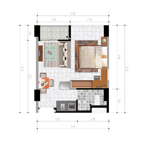 foto tampak rumah tipe 1 Bedroom perumahan Grand Taman Melati Margonda 2