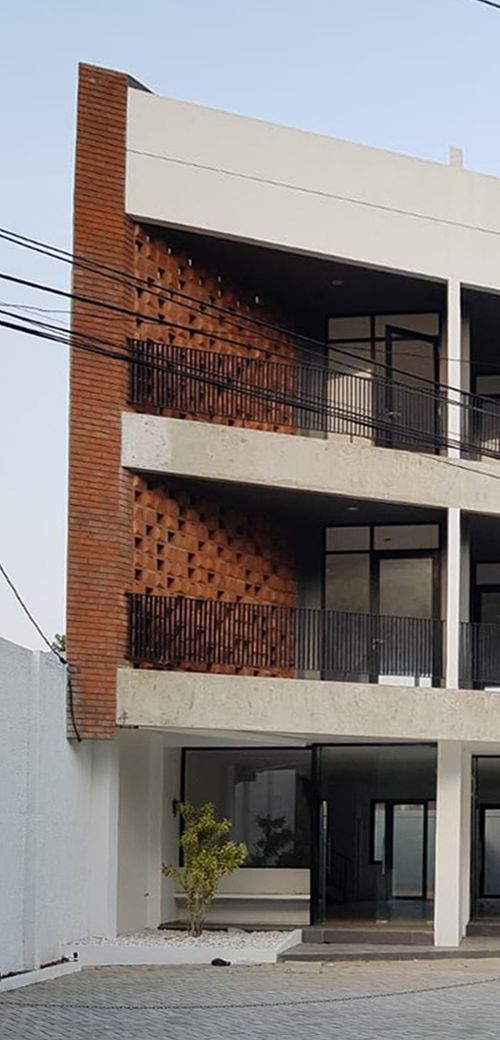 foto tampak rumah tipe A perumahan EASTON JATIBENING