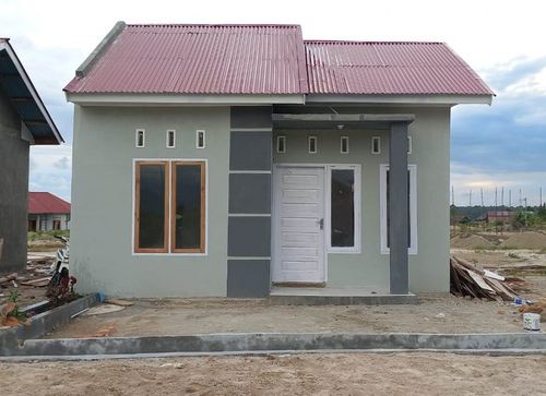 foto tampak rumah tipe RSH 36 perumahan KASIAK PUTIH PERMAI