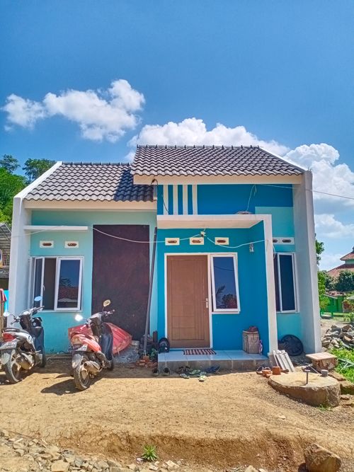 foto tampak rumah tipe Subsidi perumahan Purwanegara Estate