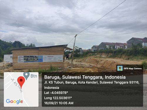 foto gerbang perumahan GRAND MARIO BARUGA