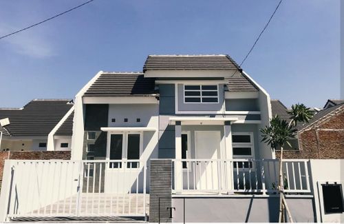 foto tampak rumah tipe SAKURA (45x91) perumahan TAMAN ANGGUN SEJAHTERA 4