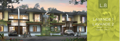 foto tampak rumah tipe LAVANDE-2 STD perumahan CITRA ECOPOLIS RAYA - CLUSTER BELLE FLEUR
