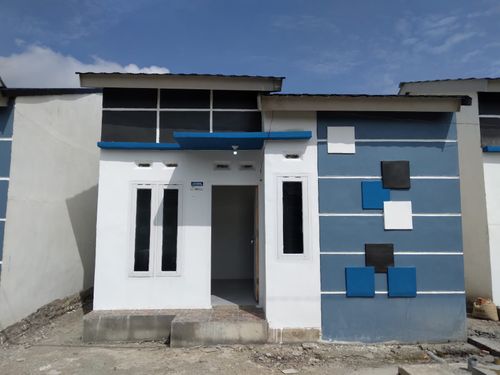 foto tampak rumah tipe 36 perumahan PERUMAHAN KARYA MANDIRI 7 TAHAP 2