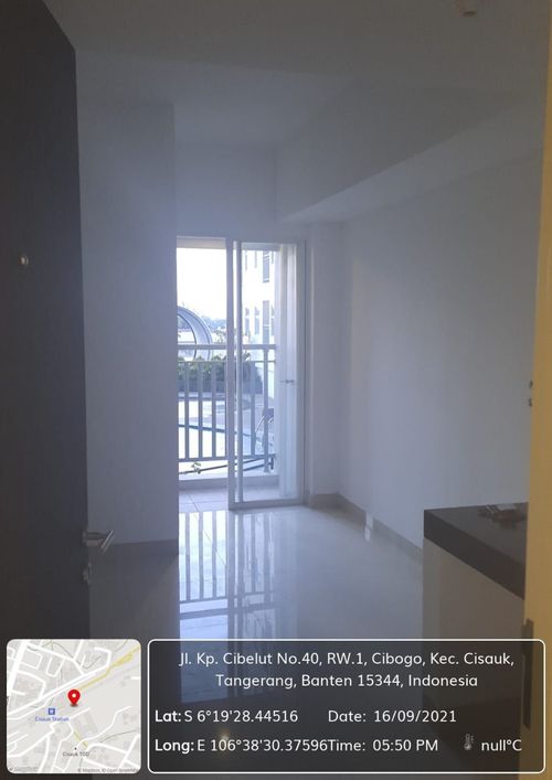 foto tampak rumah tipe 2BRA perumahan Serpong Garden Apartment